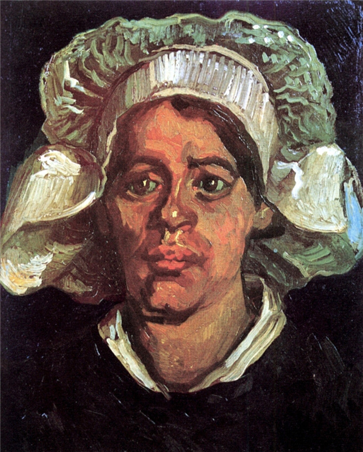 Head Of A Peasant Woman With White Cap 8